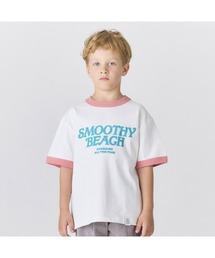 Smoothy（スムージー）の「Smoothy Ringer T shirt / スムージー リンガー Tシャツ（Tシャツ/カットソー）」