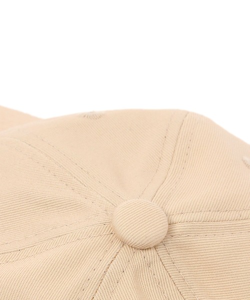 WOOALONG(ウアロン)の「【UNISEX】WOOALONG/スモールロゴCAP(キャップ・レディース・ホワイト/レッド/ベビーピンク/ベージュ/ブラック・SMALL)」の22枚目の写真