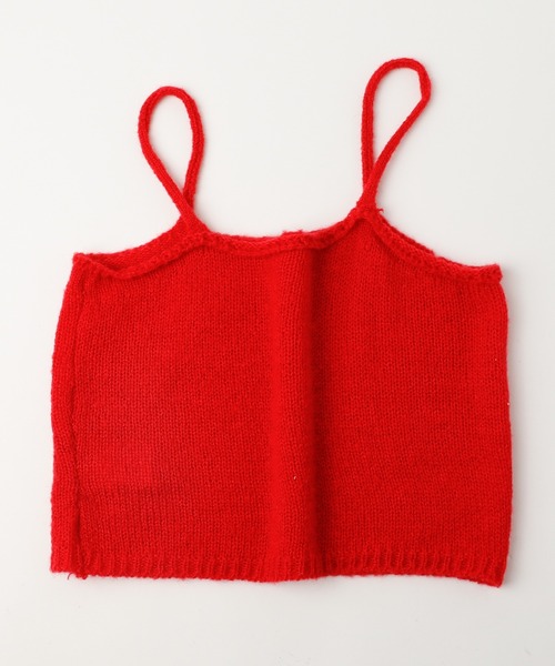 URBAN CHERRY（アーバンチェリー）の「ニットキャミソール（キャミソール・キッズ・レッド・120cm/130cm/140cm/150cm/110cm）」の15枚目の写真
