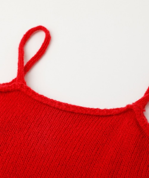 URBAN CHERRY（アーバンチェリー）の「ニットキャミソール（キャミソール・キッズ・レッド・120cm/130cm/140cm/150cm/110cm）」の11枚目の写真