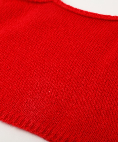 URBAN CHERRY（アーバンチェリー）の「ニットキャミソール（キャミソール・キッズ・レッド・120cm/130cm/140cm/150cm/110cm）」の12枚目の写真
