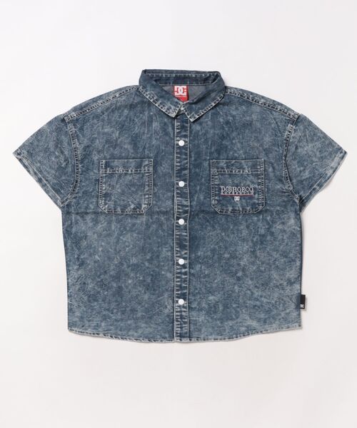 [25SS☆新] NERDY★WHO IS NEDDY short sleeve shirt 半袖シャツ セール】DC/ディーシー 25 KD WORKERS SS SHIRT キッズ 半袖