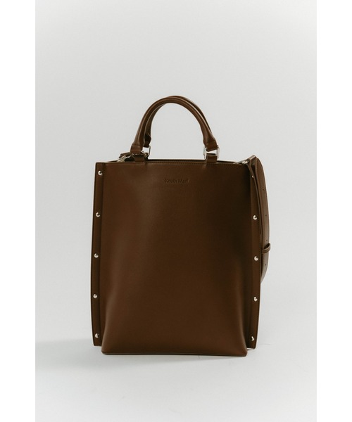 【knuthmarf】side studs leather bag / レザー side studs leather bag/2color | KNUTH MARF