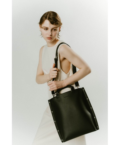 NUTEMPEROR/PU LEATHER BAG/ショルダー バッグ NUTEMPEROR / ナットエンペラー - PU LEATHER BAG (BLACK