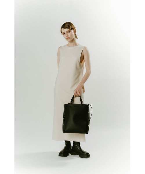 【knuthmarf】side studs leather bag / レザー side studs leather bag/2color | KNUTH MARF