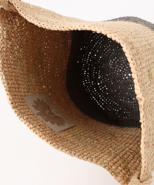 MADE IN MADA(メイドインマダ)の「【MADE IN MADA /メイドインマダ】かごバッグ ラフィア バケツバッグ トートバッグ ハンドバッグ(かごバッグ・レディース・グレー/ブラウン/ナチュラル・FREE)」の6枚目の写真