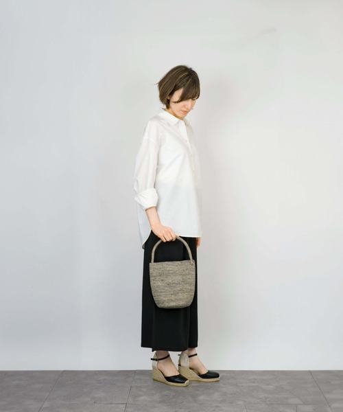 MADE IN MADA(メイドインマダ)の「【MADE IN MADA /メイドインマダ】かごバッグ ラフィア バケツバッグ トートバッグ ハンドバッグ(かごバッグ・レディース・グレー/ブラウン/ナチュラル・FREE)」の18枚目の写真