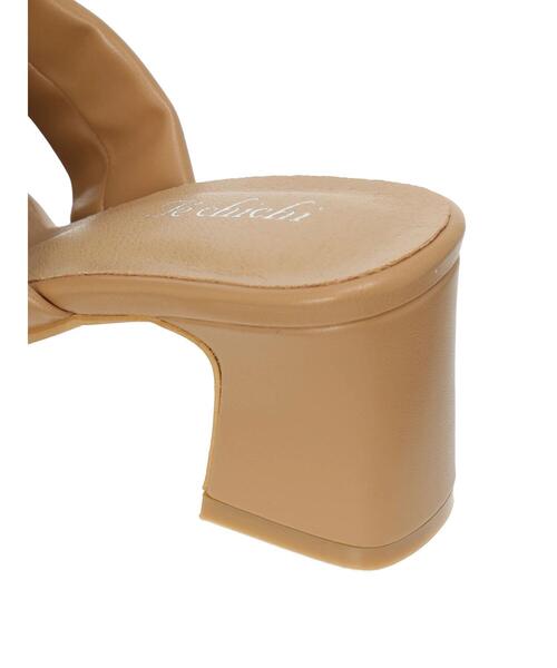 Te chichi（テチチ）の「捻じりサンダル（サンダル・レディース・ベージュ/ブラック・37/38）」の8枚目の写真