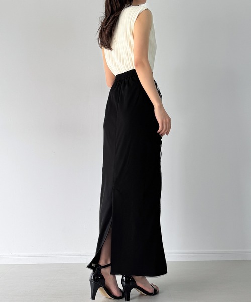 ピカケダブルスタンダード⭐︎チュールスカート 縦ラッフルチュールスカート | JILL by JILL STUART（ジル バイ