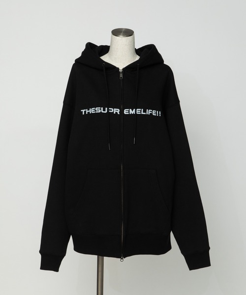 WCJ/パーカー/FREE/コットン/BLK/WCJ-TC-058 ZIP UP HOODIE（パーカー）｜WCJ（ダブルシージェイ）の