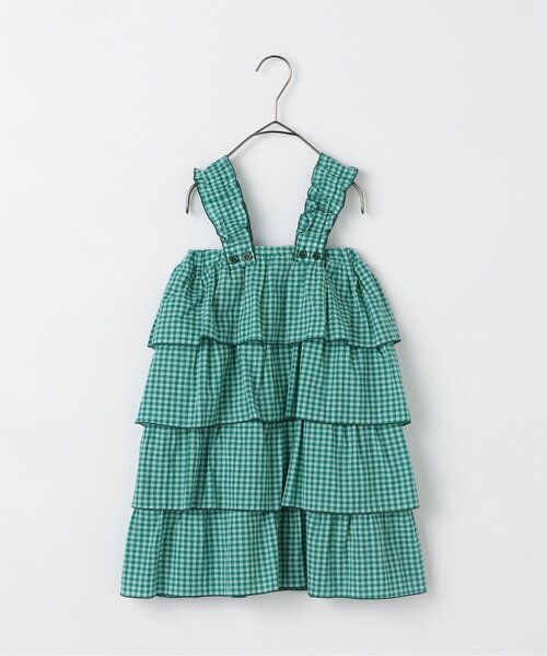 p.premier(ピードットプルミエ)の「スカートにもなる2WAYティアードフリルワンピース(スカート・キッズ・ブラウン/グリーン/パープル・80/90/100/110/120/130/140)」の20枚目の写真