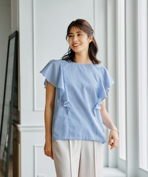 FOUND GOOD | ラッフルストライプブラウス(シャツ/ブラウス)