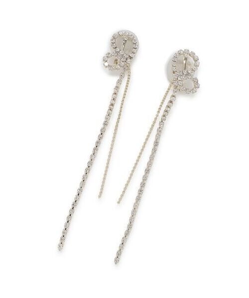 SNIDEL（スナイデル）の「ロングリボンイヤリング（イヤリング・レディース・B/A・FREE）」の2枚目の写真