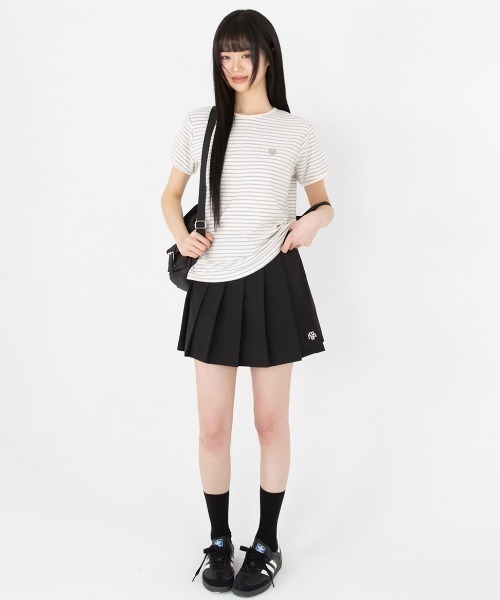 muahmuah（ムーアムーア）の「A'GEM/9 × .kom 『muah muah/ムーアムーア』COMFORT STRIPE HALF T-SHIRT/コンフォートボーダー TEE（Tシャツ/カットソー・レディース・ネイビー/グレー/ブラック・FREE）」の10枚目の写真