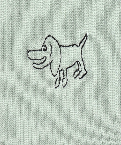 Paul Smith(ポールスミス)の「Drawn by Paul “Dog” ソックス【150658 MD2】(ソックス/靴下・メンズ・ライトピンク/ホワイト/ライトグリーン/ネイビー・25-27)」の7枚目の写真