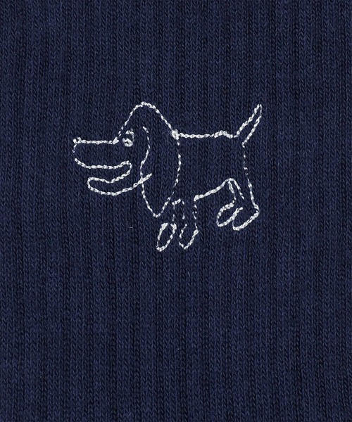 Paul Smith(ポールスミス)の「Drawn by Paul “Dog” ソックス【150658 MD2】(ソックス/靴下・メンズ・ライトピンク/ホワイト/ライトグリーン/ネイビー・25-27)」の6枚目の写真