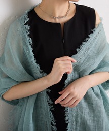 Theory セオリー ストール リネン 麻 ネイビー 男女 イタリア製 未使用 美品】Theory セオリー セットアップスーツ リネン 麻 ストレッチ 紺