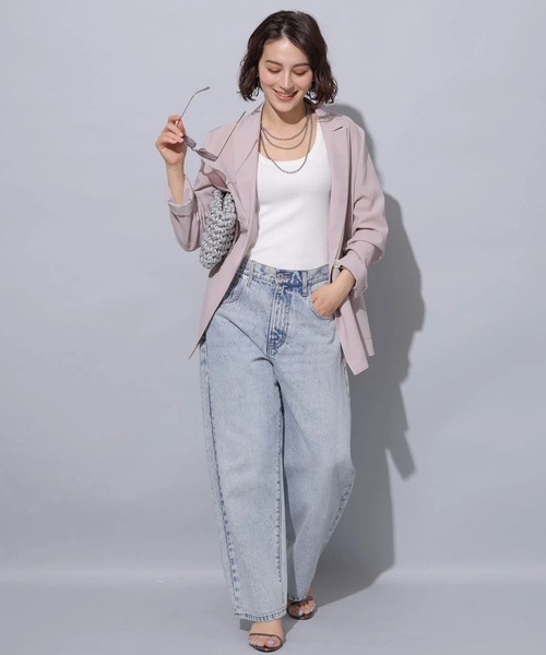24SS極美品✨Arpege story シアージャケット 白 M 定価2.4万 シアージャケット(その他アウター)|Arpege story