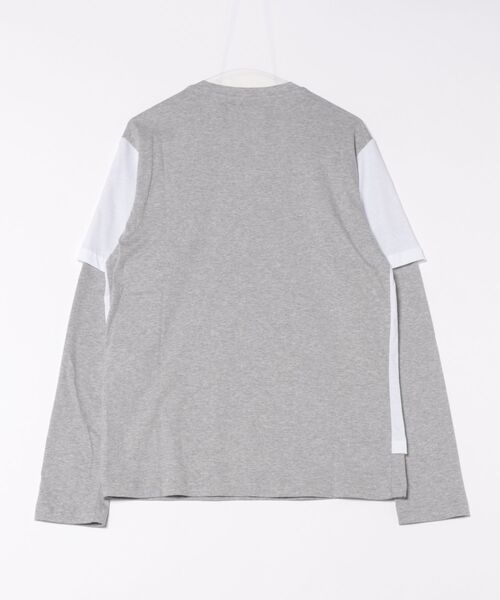 Import & Select(インポートアンドセレクト)の「【N゜21 numero ventuno】 レイヤードロングスリーブTEE ロンT ロゴT(Tシャツ/カットソー・メンズ・グレー系その他/ブラック・2/1)」の3枚目の写真