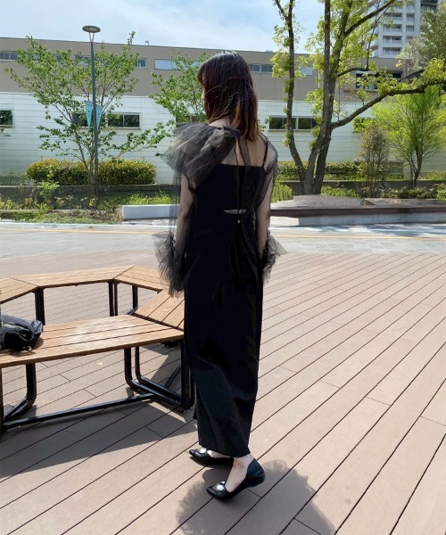 ANDRESD】blooming tulle dress［ブルーミングチュールドレス］