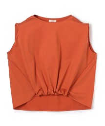 MACPHEE | トリコットジャージー タックギャザープルオーバー(Tシャツ/カットソー)
