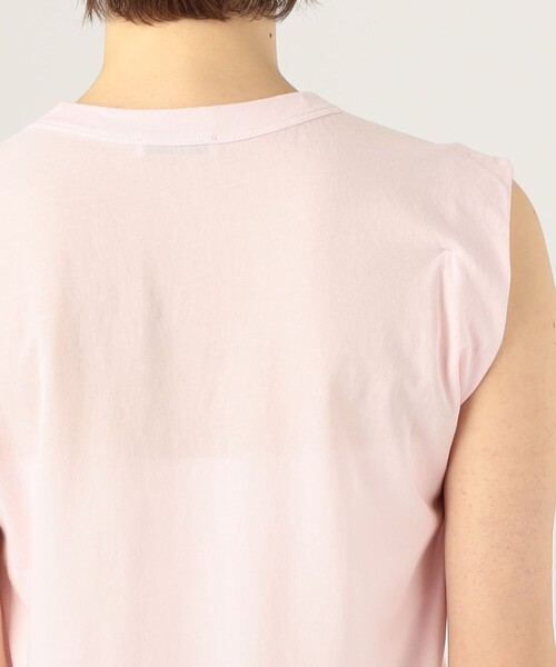 ATON（エイトン）の「ATON TANK ノースリーブプルオーバー（Tシャツ/カットソー・レディース・ライトベージュ/ライトピンク/ブラック/ホワイト・1）」の11枚目の写真