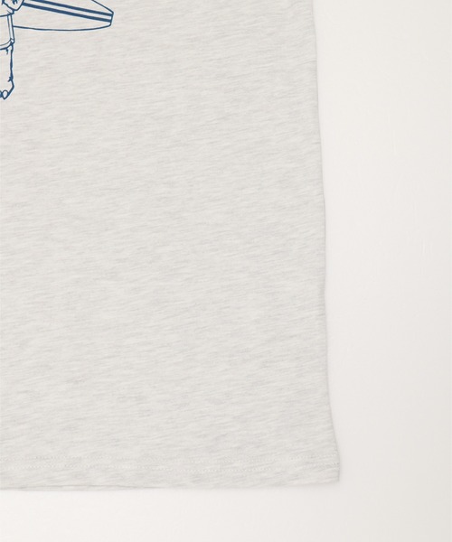 UCLA（ユーシーエルエー）の「【UCLA】サーフキャラクターリンガーＴシャツ/アイビーリーグＴシャツ（Tシャツ/カットソー・メンズ・オートミール/ホワイト・XL/L/M）」の12枚目の写真