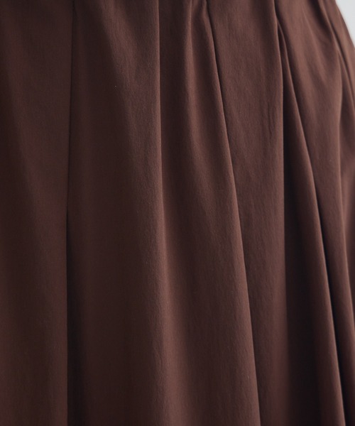 KATHARINE ROSS(キャサリンロス)の「【KATHARINE ROSS】COOL撥水タックギャザースカート(スカート・レディース・ブラウン/カーキ/ブルー・MEDIUM)」の16枚目の写真