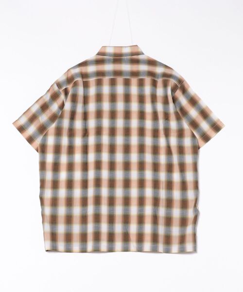 a.p.o.v.(エーピーオービー)の「a.p.o.v. オンブレチェックシャツ(シャツ/ブラウス・メンズ・グリーン/ブラウン/ブラック・ONESIZE)」の4枚目の写真