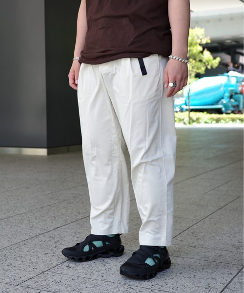 Gramicci（グラミチ）の「Gramicci/グラミチ　別注TUCK T/C TWILL PANTS　別注タックT/Cツイルパンツ（チノパンツ・メンズ・チャコールグレー/ブラック/アイボリー・SMALL/MEDIUM/LARGE/X-LARGE）」の9枚目の写真