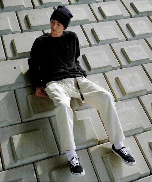 Gramicci（グラミチ）の「Gramicci/グラミチ　別注TUCK T/C TWILL PANTS　別注タックT/Cツイルパンツ（チノパンツ・メンズ・チャコールグレー/ブラック/アイボリー・SMALL/MEDIUM/LARGE/X-LARGE）」の21枚目の写真