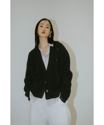 shirt docking damage cardigan(unisex)