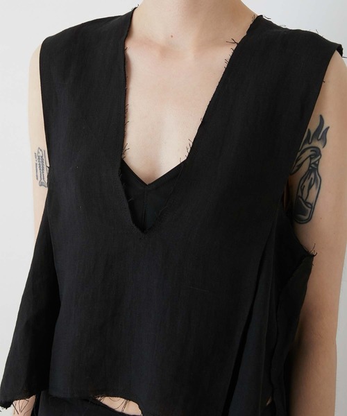 ブラウス シャツ 「LA PEAU DE GEM」natural v neck blouse/ナチュラルVネックブラウス レディース セール】【LA PEAU DE GEM】natural v neck blouse/ナチュラルV