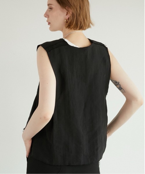 ブラウス シャツ 「LA PEAU DE GEM」natural v neck blouse/ナチュラルVネックブラウス レディース セール】【LA PEAU DE GEM】natural v neck blouse/ナチュラルV