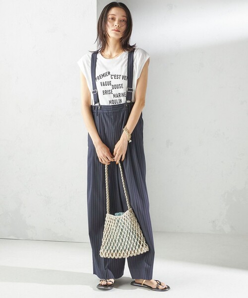 SHIPS(シップス)の「プラチナ ヴェール フレンチ スリーブ TEE(Tシャツ/カットソー・レディース・ダークグレー/ブラウン/ストーン・ONE SIZE)」の19枚目の写真