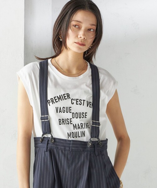 SHIPS（シップス）の「プラチナ ヴェール フレンチ スリーブ TEE