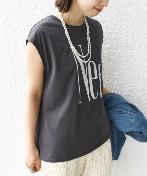 プラチナ ヴェール フレンチ スリーブ TEE 予約》プラチナ ヴェール フレンチ スリーブ TEE （Tシャツ