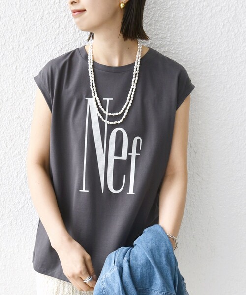 プラチナ ヴェール フレンチ スリーブ TEE（Tシャツ/カットソー