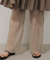 Monocoro toppi（モノコロトッピ）の「クレープシフォン シアー レギンスパンツ（レギンス/スパッツ）」