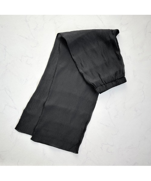 Monocoro toppi(モノコロトッピ)の「クレープシフォン シアー レギンスパンツ(レギンス/スパッツ・レディース・カーキ/グレー/チャコールグレー・フリー)」の18枚目の写真
