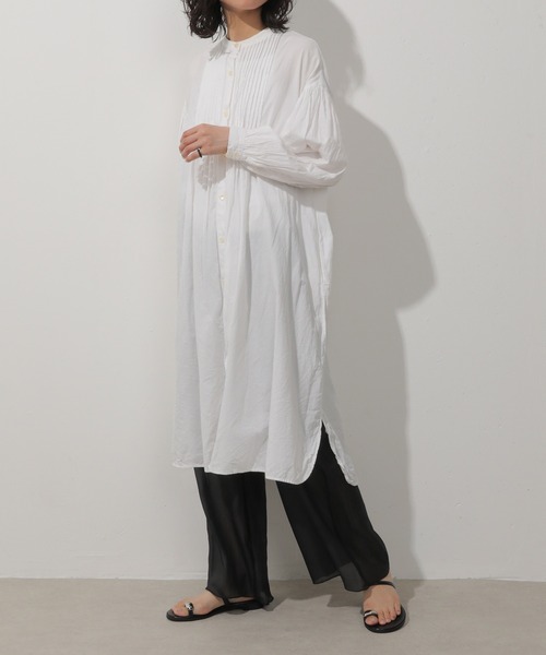 Monocoro toppi(モノコロトッピ)の「クレープシフォン シアー レギンスパンツ(レギンス/スパッツ・レディース・カーキ/グレー/チャコールグレー・フリー)」の8枚目の写真