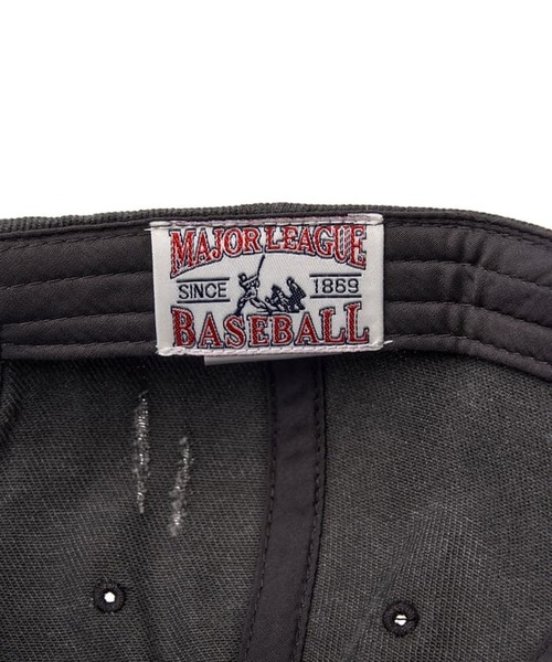 【MLB korea】韓国限定＊ダメージキャップ＊ダークグレー＊新品 MLB キャップ 帽子 「日本未入荷」MLB KOREA ダメージ