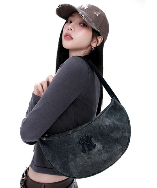 MLB Korea（エムエルビーコリア）の「MLB　KOREA-ダメージウォッシュ-CAP（キャップ・メンズ・ブラック/ワイン/ブラウン・FREE）」の14枚目の写真