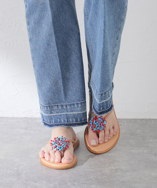 IENA(イエナ)の「ANCIENT GREEK SANDALS tongs sandal サンダル 12104-1011(サンダル・レディース・レッド/ブラック・38/37/36)」の15枚目の写真