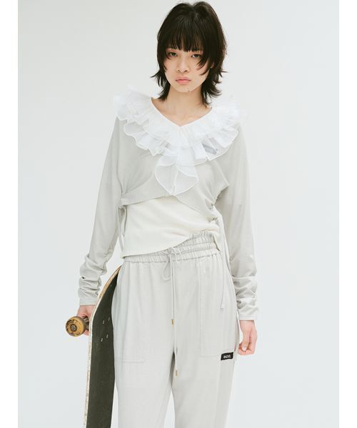 フリルカラーカットプルオーバー（Tシャツ/カットソー）｜SNIDEL