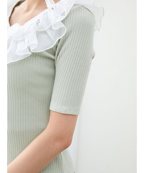 フリルカラーカットプルオーバー（Tシャツ/カットソー）｜SNIDEL