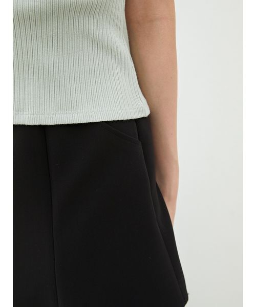 SNIDEL（スナイデル）の「フリルカラーカットプルオーバー（Tシャツ/カットソー・レディース・ブラック/アイボリー/ミント・F）」の10枚目の写真