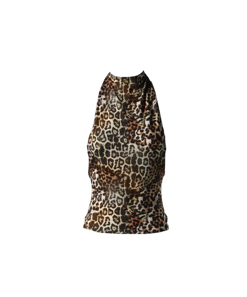 Jaded London(WFCfbhh)LEOPARD ZENE BACKLESS TOP(L~\[)