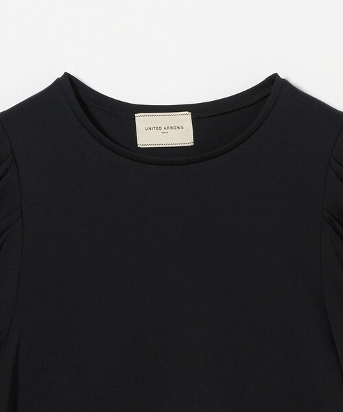 新品！未使用！UNITED ARROWS ポンチ シャツテール カットソー　黒 UNITED ARROWS｜ポンチ シャツテール カットソー | Rakuten