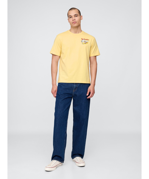 GAP(ギャップ)の「●ザ・ビートルズ リラックス グラフィックTシャツ/ THE BEATLES(Tシャツ/カットソー・メンズ・イエロー・L/XL/XS/S/M)」の13枚目の写真